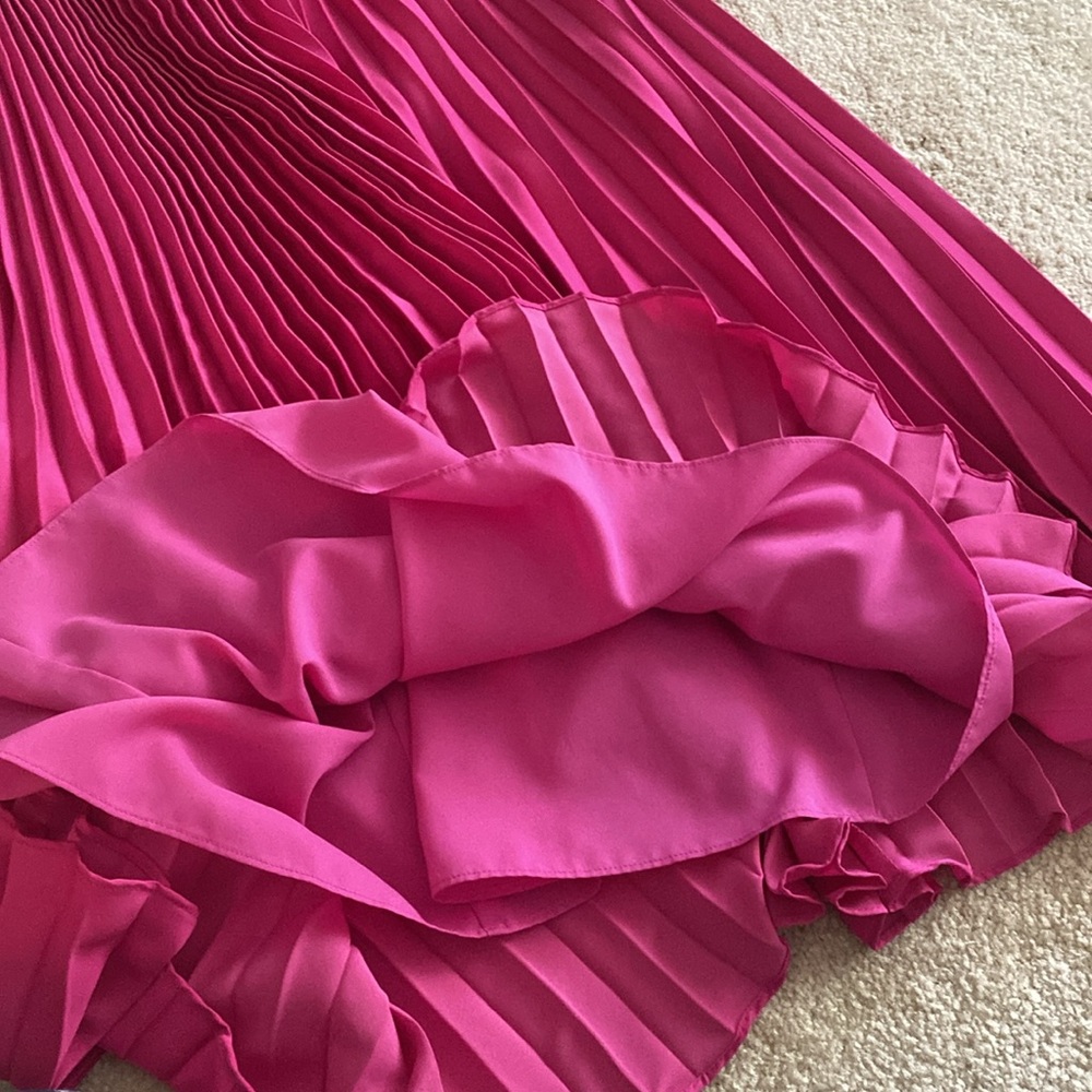Banana Republic Pink Pleated Dress - Picture 10 of 10